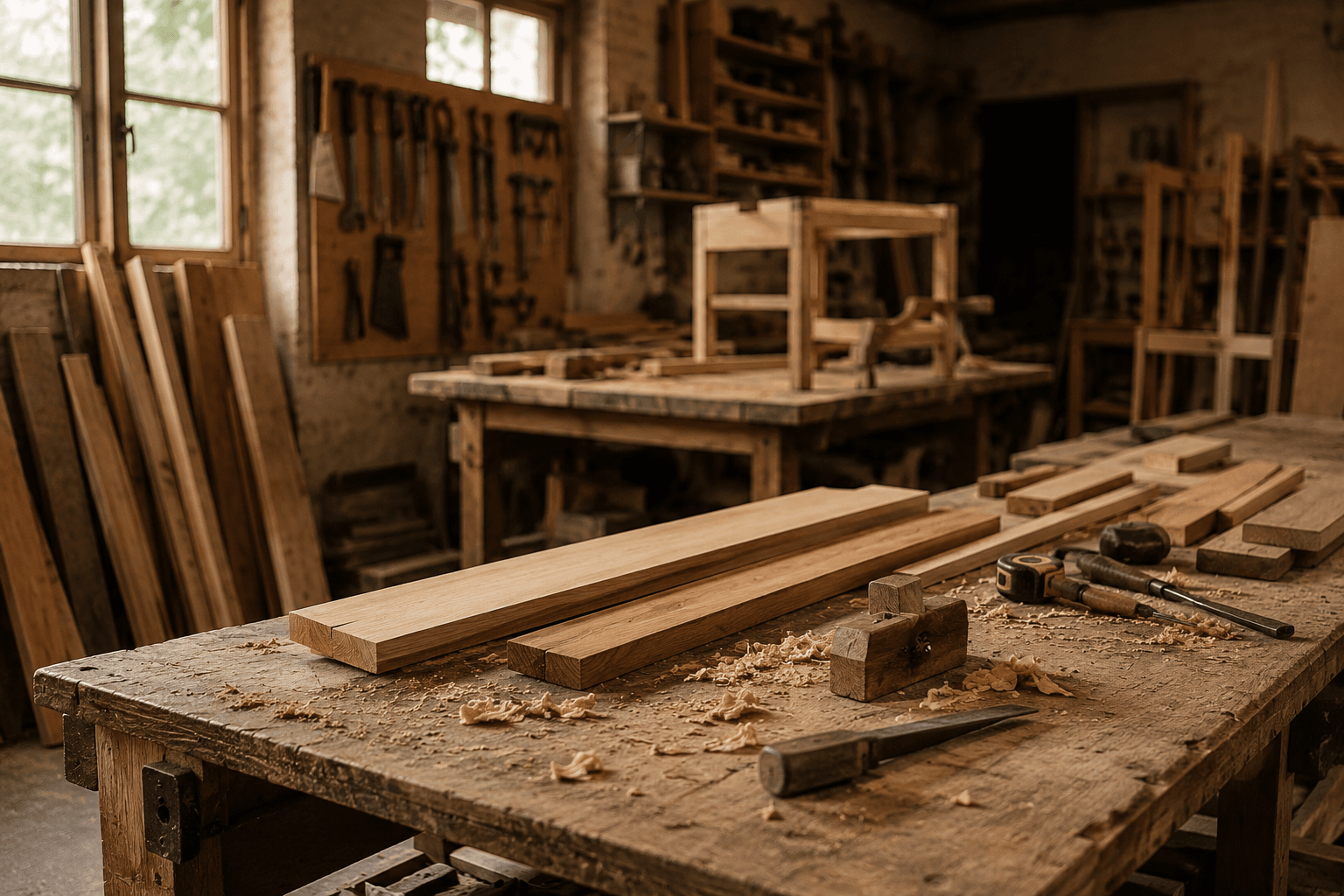Furniture workshop at Dream Wood Craft